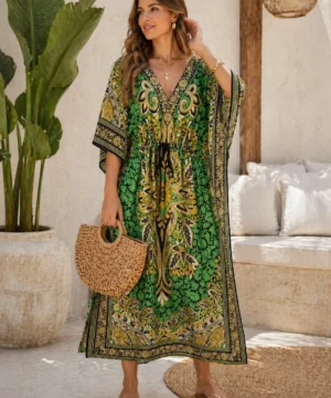 VST022 -VESTIDO KAFTAN  – Tam. Único