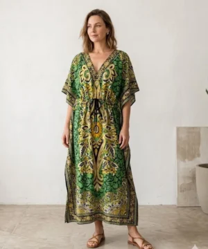 VST022 -VESTIDO KAFTAN  – Tam. Único