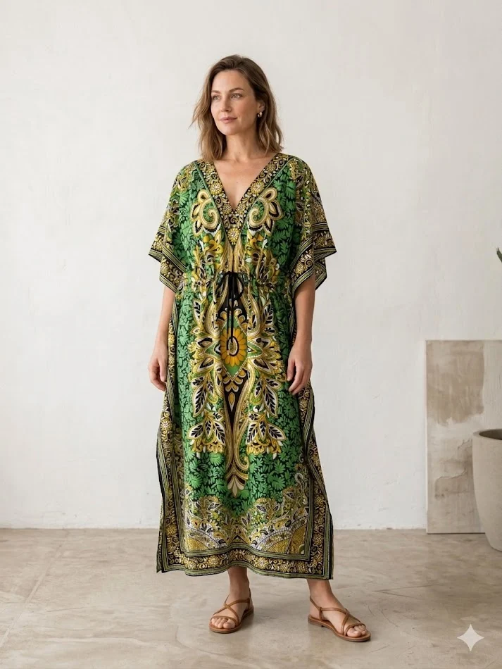 VST022 -VESTIDO KAFTAN - Tam. Único - Image 2