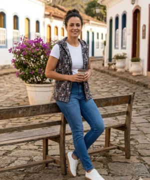 COL433 – Colete SMK Com capuz . Tam. M